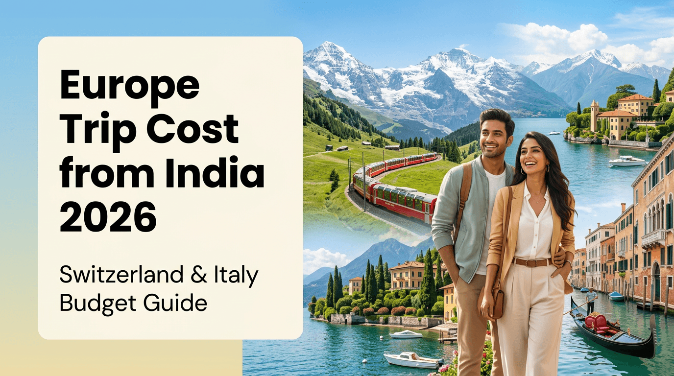 How Much Does a Europe Trip Cost from India in 2026?